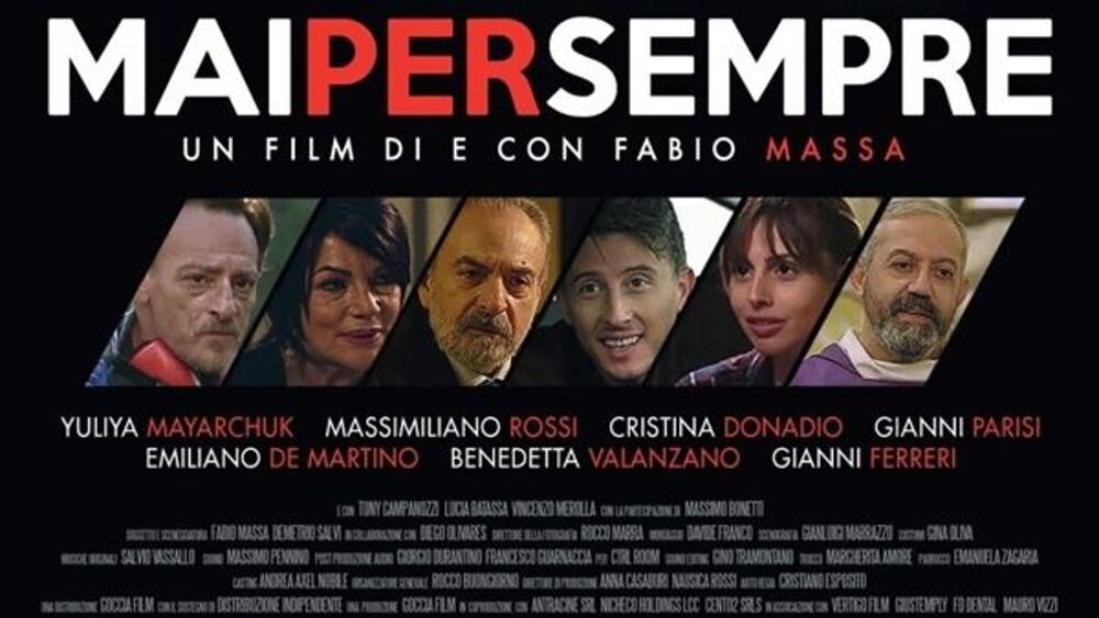 cristina donadio fabio massa e tutto il cast del film mai per sempre al cinema metropol