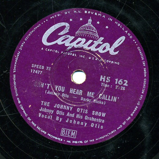 Johnny Otis - Cant You Hear Me Callin